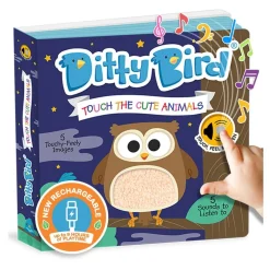 Ditty Bird Musical Books - Touch the Cute Animals