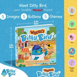 Ditty Bird Musical Books - Where's Ditty Bird