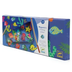 Djeco Colored Fish Magnetic Fishing Game