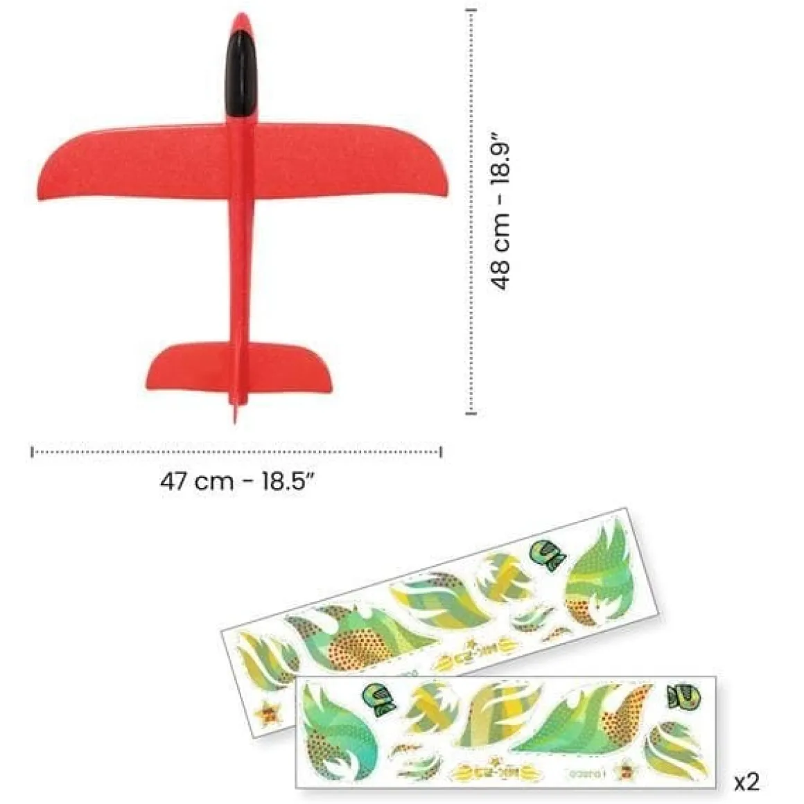 Djeco Fire Plane Glider