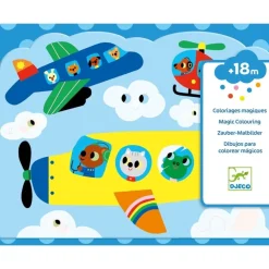 Djeco Hidden in the Sky Magic Coloring