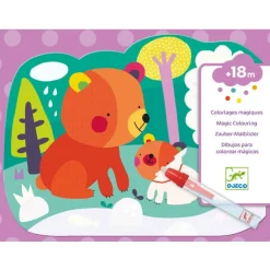 Djeco Hidden in the Woods Magic Coloring