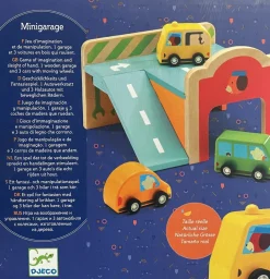 Djeco Minigarage Wooden Automobile Set
