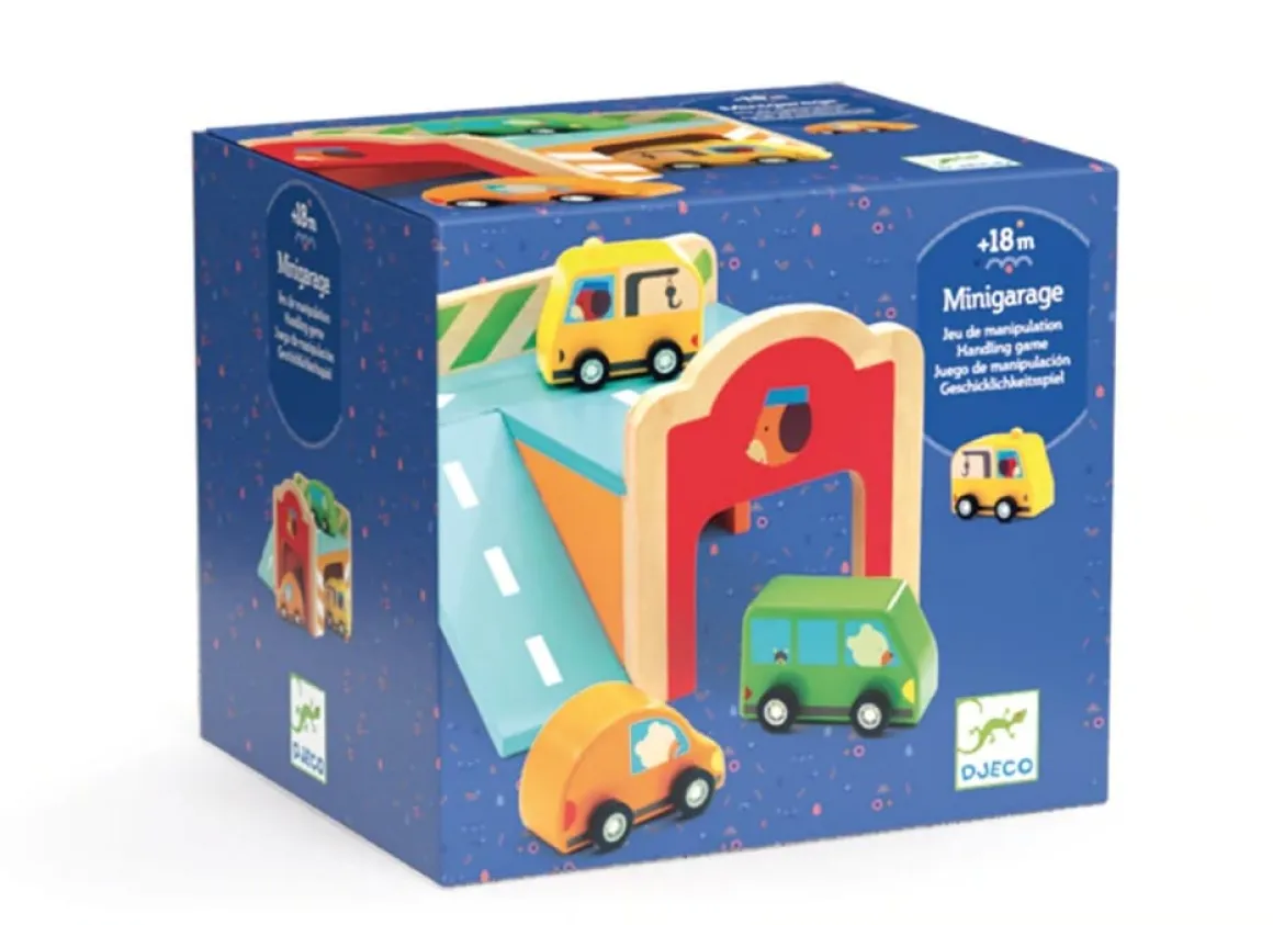 Djeco Minigarage Wooden Automobile Set