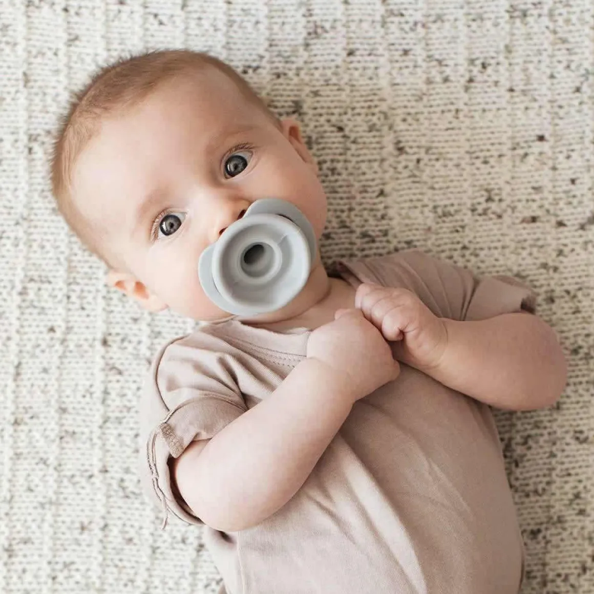 Doddle & Co. The Pop Pacifier, 2 Pack - Oh Happy Grey + In Teal Life