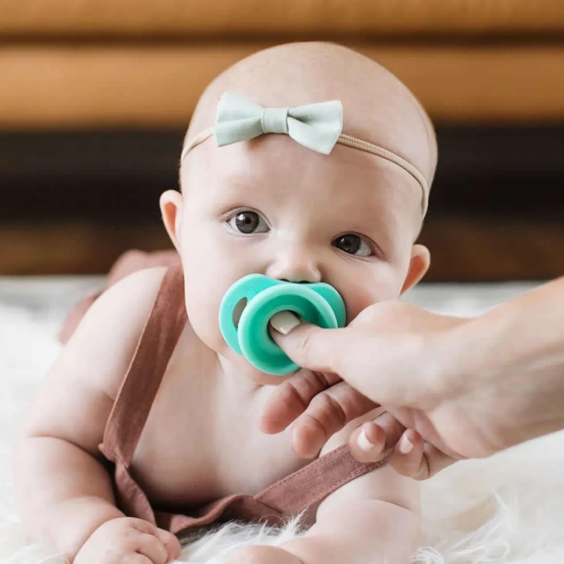 Doddle & Co. The Pop Pacifier, 2 Pack - Oh Happy Grey + In Teal Life