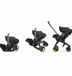 Doona+ Infant Car Seat & Stroller + SensAlert Pad Bundle - Nitro Black