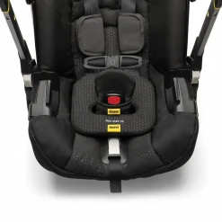 Doona+ Infant Car Seat & Stroller + SensAlert Pad Bundle - Nitro Black