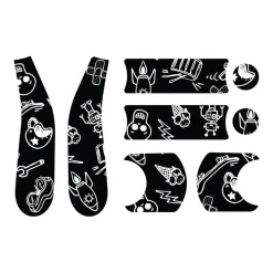 Doona Liki Sticker Set - Black & White Cool Sketch