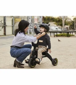 Doona Liki Trike S3 + Liki Helmet Bundle - Desert Green / Black