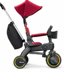 Doona Liki Trike S3 + Liki Helmet Bundle - Flame Red / Black