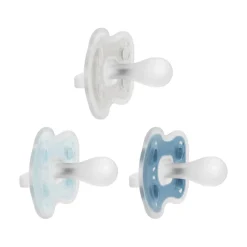 Dr. Brown's Advantage One-Piece Pacifiers, Stage 1 - Blue, 3-Pack