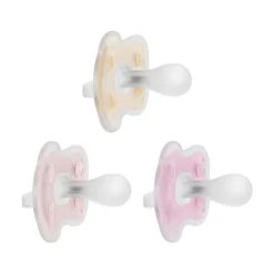Dr. Brown's Advantage One-Piece Pacifiers, Stage 1 - Pink, 3-Pack