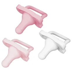 Dr. Brown's HappyPaci One-Piece Silicone Pacifier, 0-6m - Light Pink, Pink, White, 3-Pack