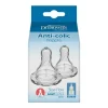 Dr. Brown's Level-1 Standard Neck Nipple, 2-Pack