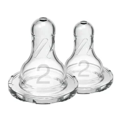 Dr. Brown's Level-2 Standard Neck Nipple, 2-Pack