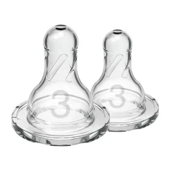 Dr. Brown's Level-3 Standard Neck Nipple, 2-Pack