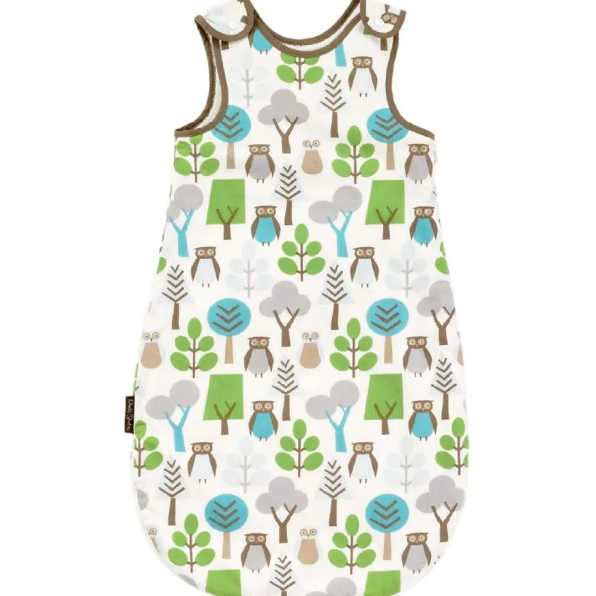 DwellStudio Owls Sky Night Sack - Flannel
