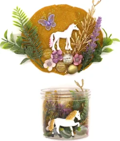 Earth Grown KidDoughs Play Dough-To-Go Jar - Unicorn Meadow (Scented)