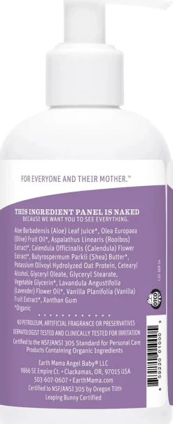 Earth Mama Calming Lavender Baby Lotion, 8 fl. oz.