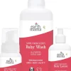 Earth Mama Non-Scents Super Stars Baby Wash and Lotion Bundle