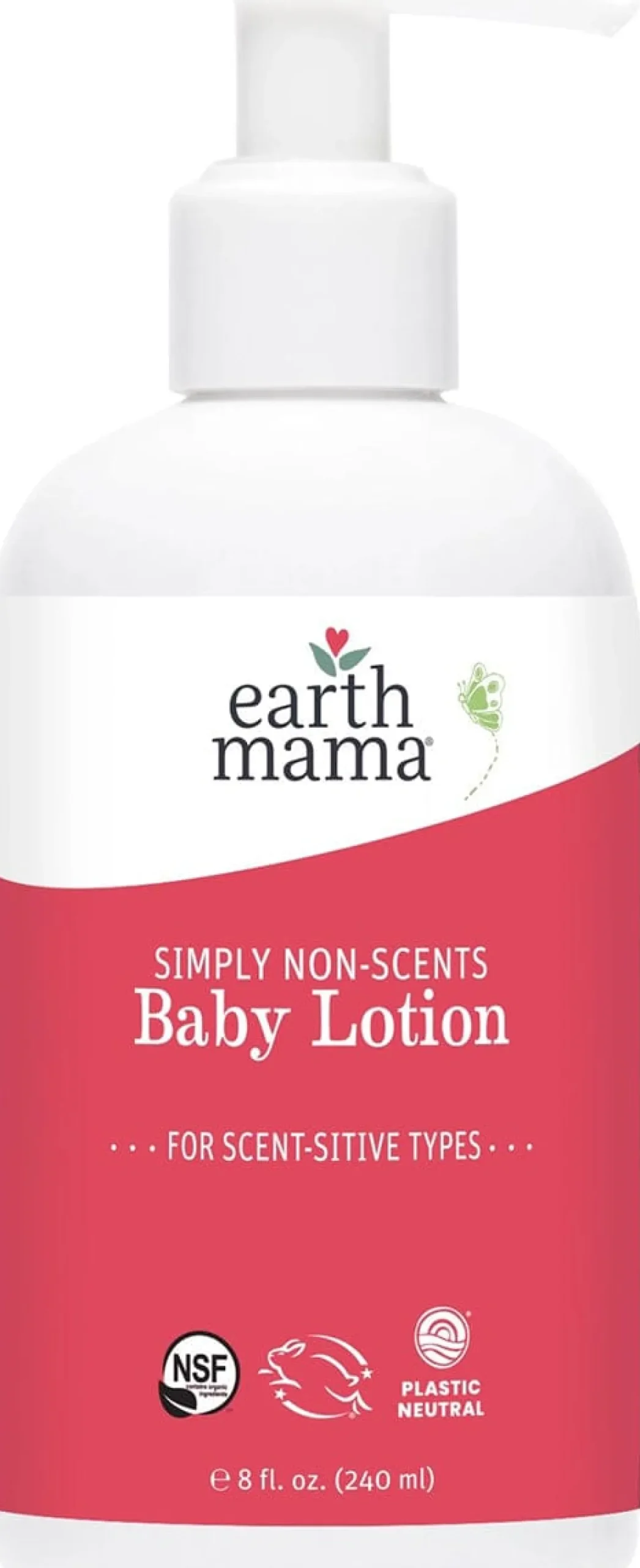 Earth Mama Non-Scents Super Stars Baby Wash and Lotion Bundle
