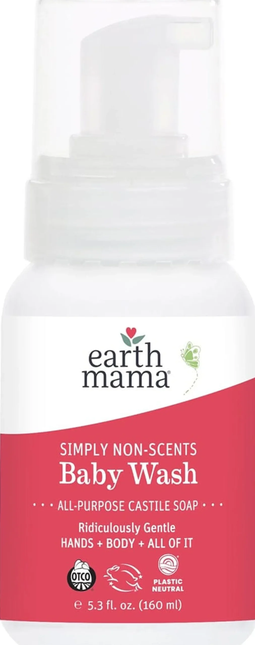 Earth Mama Non-Scents Super Stars Baby Wash and Lotion Bundle