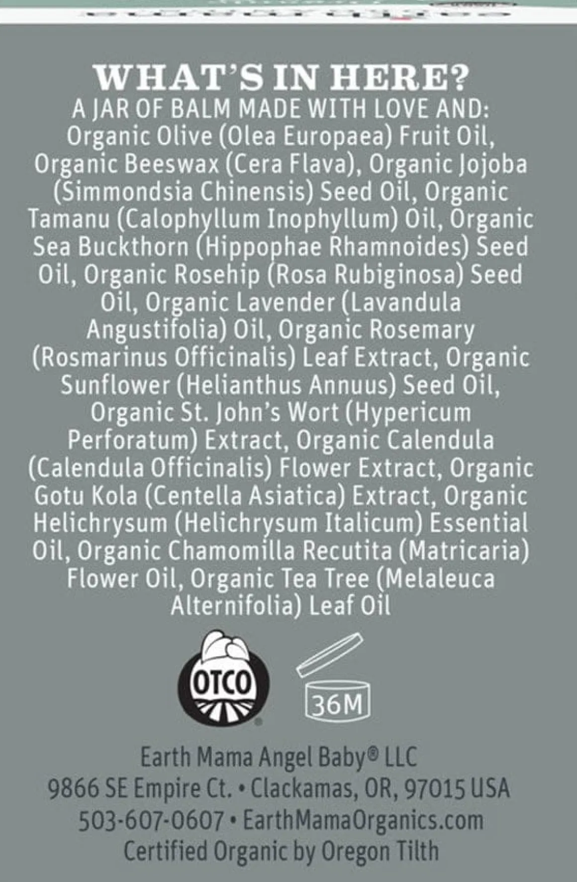 Earth Mama Organic Skin & Scar Balm - 1 fl. oz.