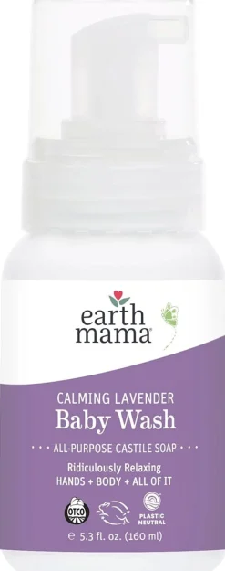 Earth Mama Ridiculously Relaxing Lavender Baby Wash and Lotion Bundle