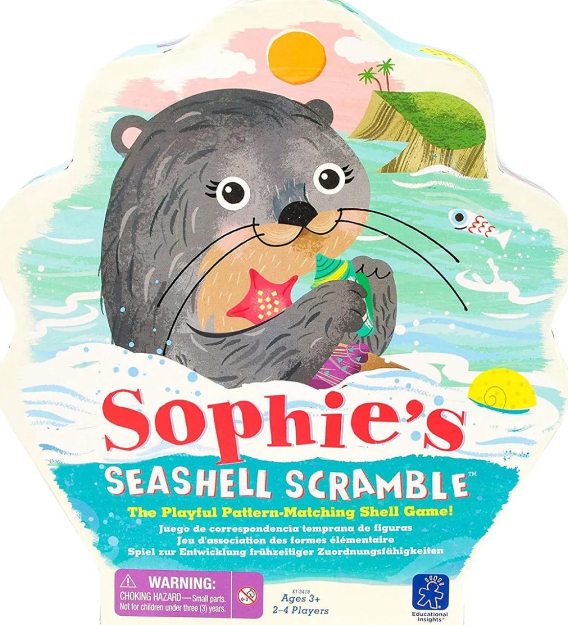 Educational Insights Sophie's Seashell Scramble Game