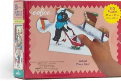 eeBoo 20 Piece Big Puzzle - Holiday Village
