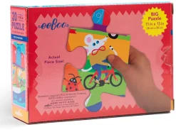 eeBoo 20 Piece Big Puzzle - Pets in Motion