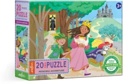 eeBoo 20 Piece Big Puzzle - Princess Adventure