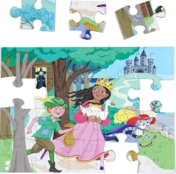 eeBoo 20 Piece Big Puzzle - Princess Adventure