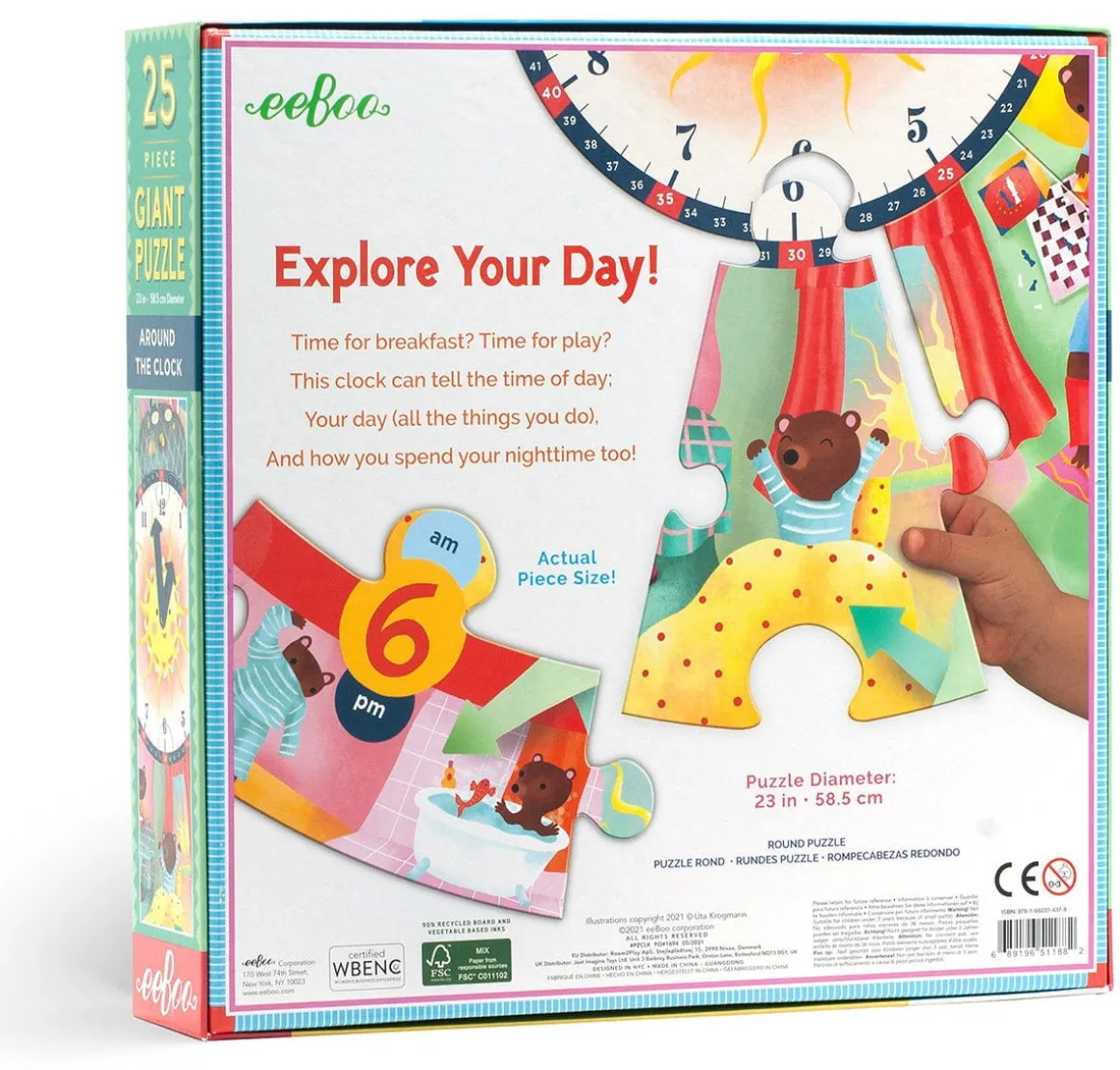 eeBoo Puzzle - Around the Clock
