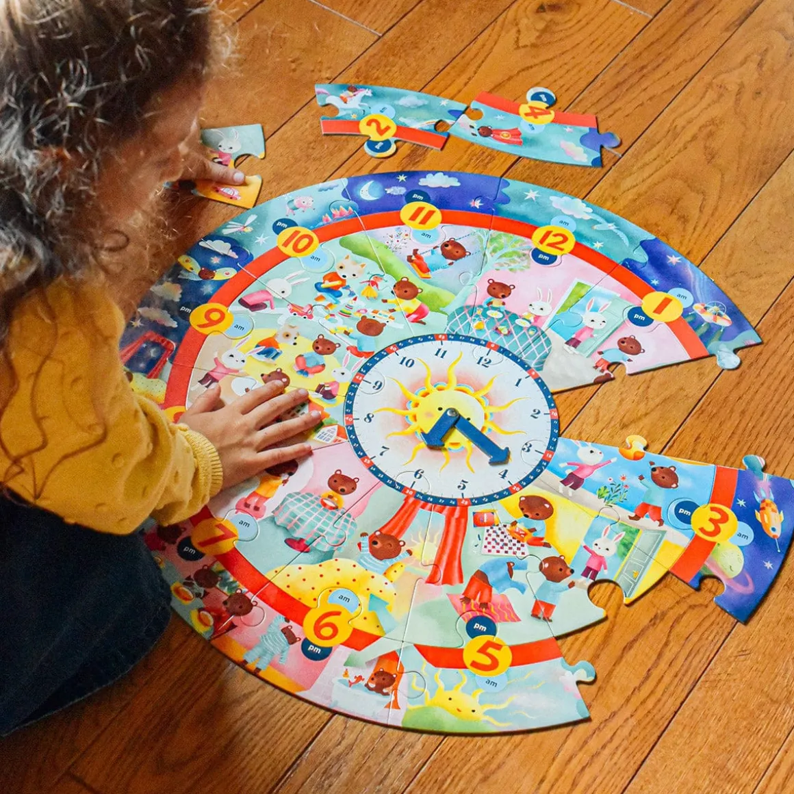 eeBoo Puzzle - Around the Clock