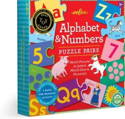 eeBoo Puzzle Pairs - Alphabet & Numbers