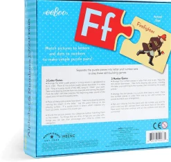 eeBoo Puzzle Pairs - Alphabet & Numbers
