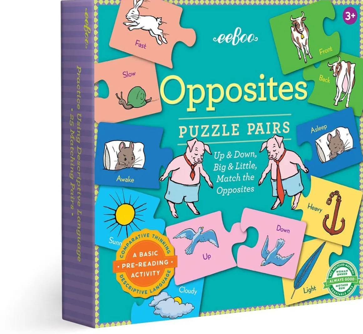 eeBoo Puzzle Pairs - Opposites