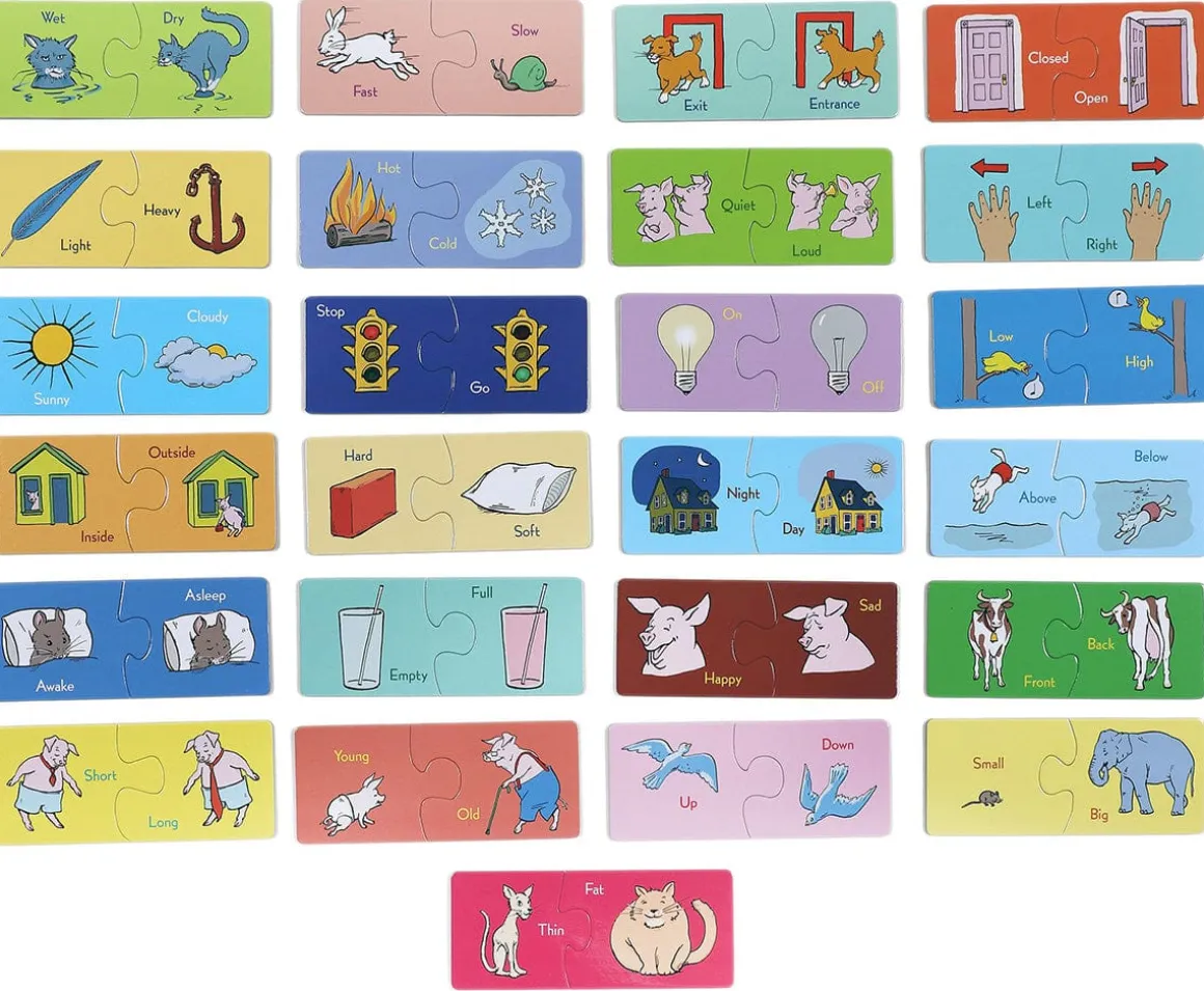 eeBoo Puzzle Pairs - Opposites