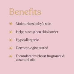 EllaOla Hydrating Baby Lotion, Fragrance Free