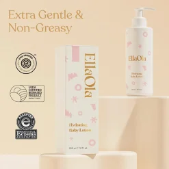 EllaOla Hydrating Baby Lotion, Fragrance Free
