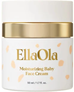 EllaOla Moisturizing Baby Face Cream, Fragrance Free