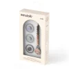 Emulait Pacifier 3 Pack and Clip Gift Set, 0-6 Months