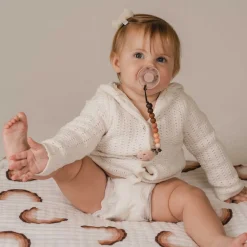 Emulait Pacifier 3 Pack and Clip Gift Set, 0-6 Months