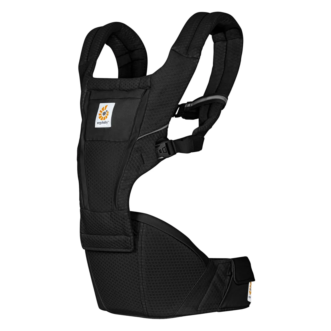 Ergobaby Alta Hip Seat Mesh Baby Carrier - Onyx Black