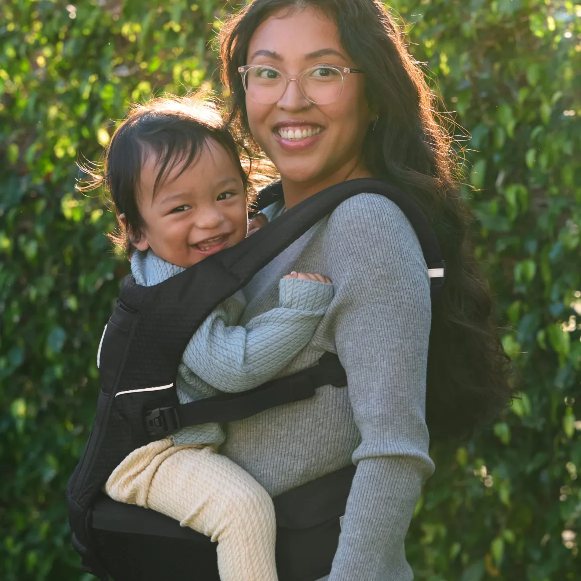 Ergobaby Alta Hip Seat Mesh Baby Carrier - Onyx Black