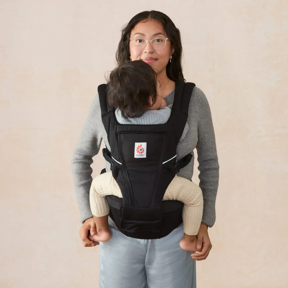 Ergobaby Alta Hip Seat Mesh Baby Carrier - Onyx Black