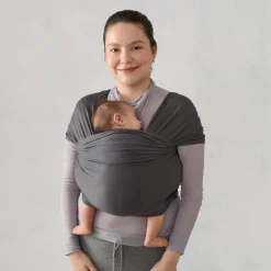 Ergobaby Aura Wrap, Sustainable Knit - Soft Black