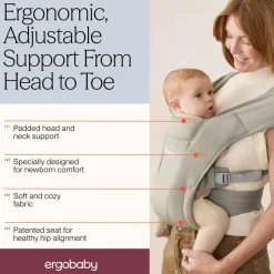 Ergobaby Embrace Newborn Carrier - Soft Olive